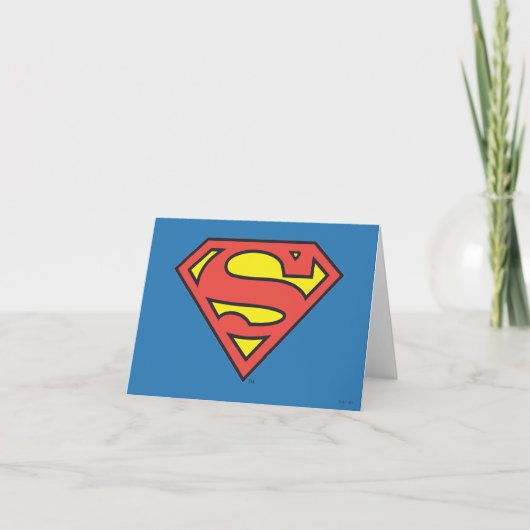 Superman S-Schild| Supermann-Logo Karte (Vorderseite)