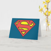 Superman S-Schild| Supermann-Logo Karte (Gelbe Blume)