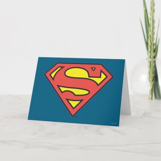 Superman S-Schild| Supermann-Logo Karte (Vorderseite)