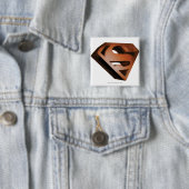 Superman S-Shield | 3D-Grainy-Logo Button (Beispiel)
