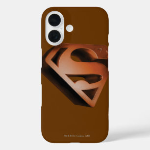 Superman S-Shield   3D-Grainy-Logo iPhone 16 Hülle