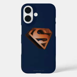 Superman S-Shield   3D-Grainy-Logo iPhone 16 Hülle