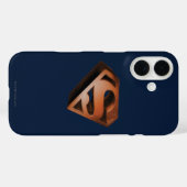 Superman S-Shield | 3D-Grainy-Logo Case-Mate iPhone Hülle (Rückseite (Horizontal))