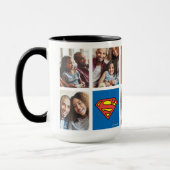 Superman S-Shield | Beste Vater-FotoCollage Tasse (Links)