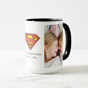 Superman S-Shield   Bestes Opa-Foto Tasse