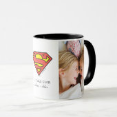Superman S-Shield | Bestes Vater Foto Tasse (VorderseiteRechts)