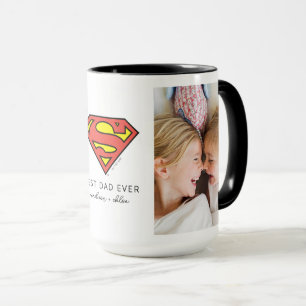 Superman S-Shield Bestes Vater Foto Tasse