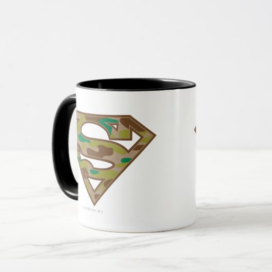 Superman S-Shield | Camouflage-Logo Tasse (Vorderseite Links)