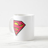 Superman S-Shield | Classic Logo Kaffeetasse (Vorderseite Links)
