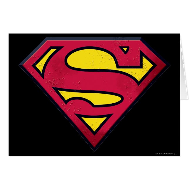 Superman S-Shield | Dirt Logo (Vorderseite (Horizontal))