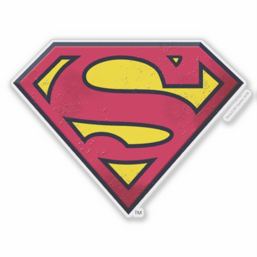 Superman S-Shield | Dirt-Logo Aufkleber (Vorderseite)