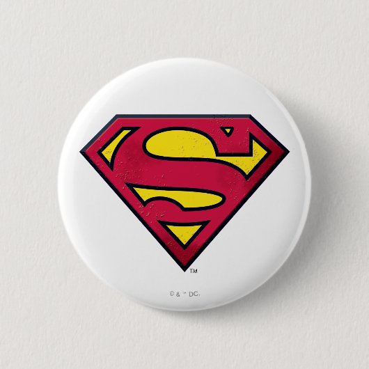 Superman S-Shield | Dirt Logo Button (Vorderseite)