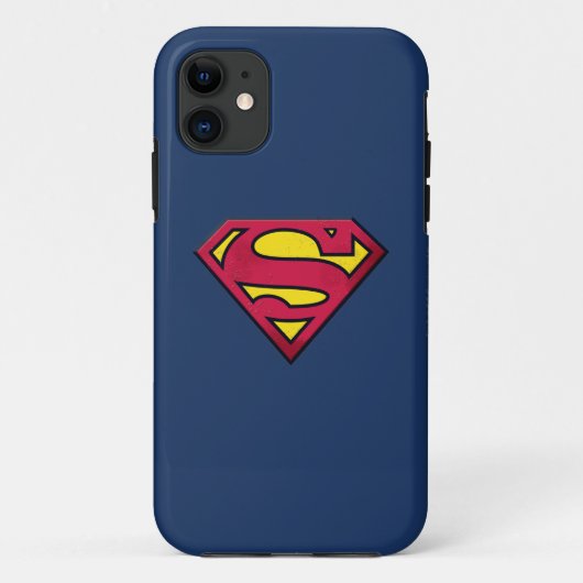 Superman S-Shield | Dirt-Logo Case-Mate iPhone Hülle (Rückseite)