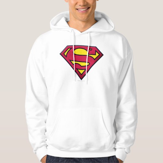 Superman S-Shield | Dirt-Logo Hoodie (Vorderseite)