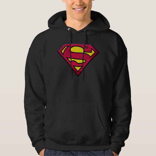 Superman S-Shield | Dirt-Logo Hoodie (Vorderseite)