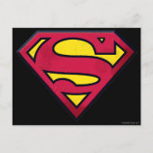 Superman S-Shield | Dirt-Logo Postkarte (Vorderseite)