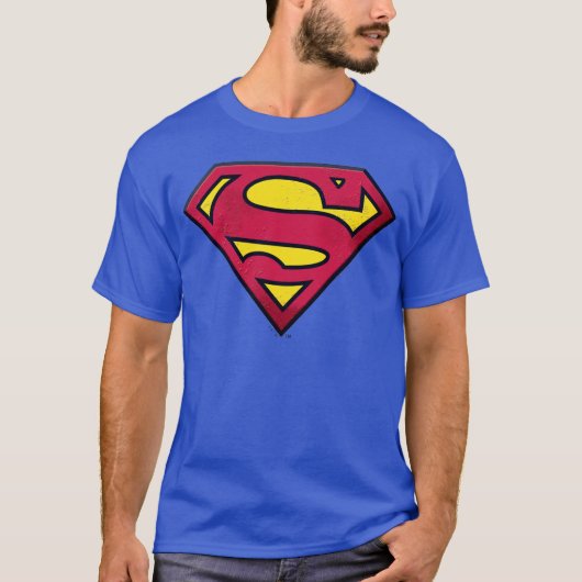 Superman S-Shield | Dirt-Logo T-Shirt (Vorderseite)