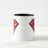 Superman S-Shield | Dirt-Logo Tasse (Zentrum)