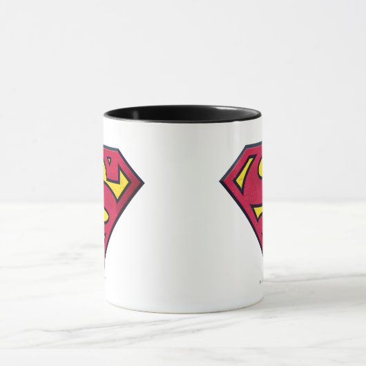 Superman S-Shield | Dirt-Logo Tasse (Zentrum)