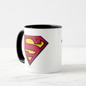 Superman S-Shield | Dirt-Logo Tasse (Vorderseite Links)