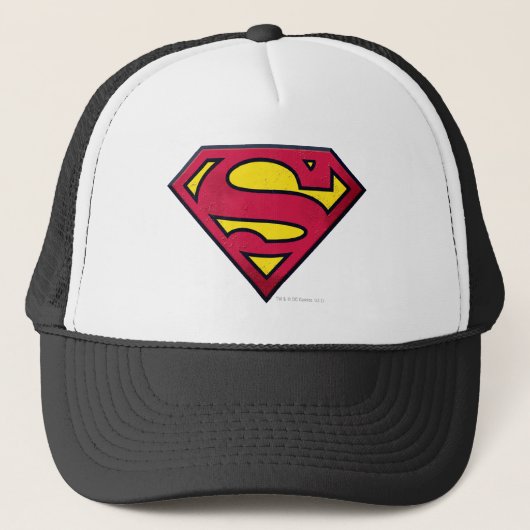 Superman S-Shield | Dirt-Logo Truckerkappe (Vorderseite)
