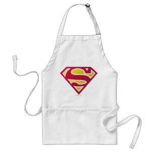 Superman S-Shield Distressed Dots Logo Schürze