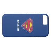 Superman S-Shield | Dot-Logo | Name hinzufügen Case-Mate iPhone Hülle (Rückseite (Horizontal))