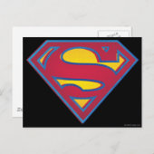 Superman S-Shield | Dot-Logo Postkarte (Vorne/Hinten)