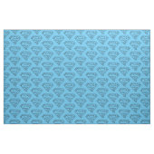 Superman S-Shield | Einfache Schwarze Kontur Stoff (Fat Quarter (45,7 x 55,9 cm))