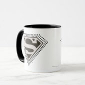 Superman S-Shield | Es ist Showtime! Logo Tasse (Vorderseite Links)
