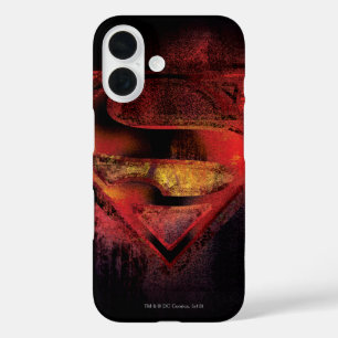 Superman S-Shield Farbige Logos iPhone 16 Hülle