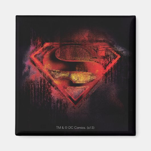 Superman S-Shield | Farbige Logos Magnet (Vorne)