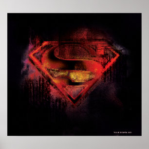 Superman S-Shield   Farbige Logos Poster