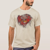 Superman S-Shield | Farbige Logos T-Shirt (Vorderseite)