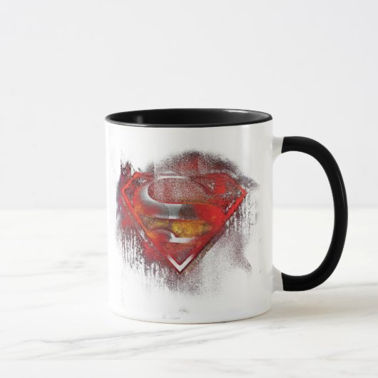 Superman S-Shield | Farbige Logos Tasse (Rechts)