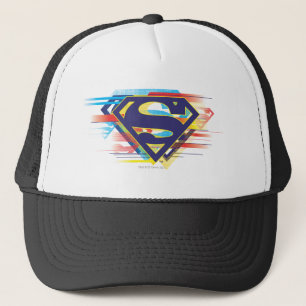 Superman S-Shield   Farbiges Logo Truckerkappe