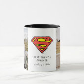 Superman S-Shield | Foto der besten Freunde Tasse (Zentrum)