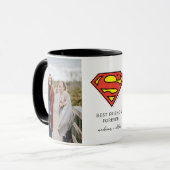 Superman S-Shield | Foto der besten Freunde Tasse (Vorderseite Links)