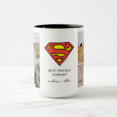 Superman S-Shield | Foto der besten Freunde Tasse (Zentrum)