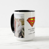 Superman S-Shield | Foto der besten Freunde Tasse (Vorderseite Links)