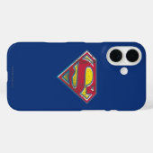 Superman S-Shield | Gedrucktes Logo Case-Mate iPhone Hülle (Rückseite (Horizontal))