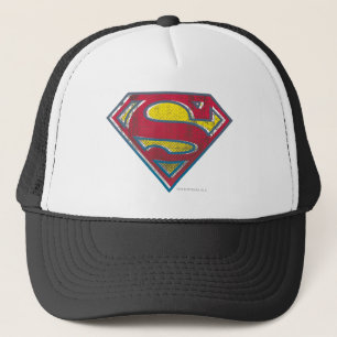 Superman S-Shield   Gedrucktes Logo Truckerkappe
