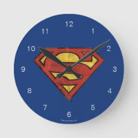 Superman S-Shield | Grunge Black Kontur Logo