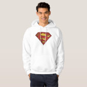 Superman S-Shield | Grunge-Logo Hoodie (Vorne ganz)