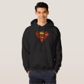 Superman S-Shield | Grunge-Logo Hoodie (Vorne ganz)