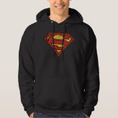 Superman S-Shield | Grunge-Logo Hoodie (Vorderseite)