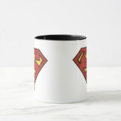 Superman S-Shield | Grunge-Logo Tasse (Zentrum)