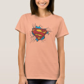 Superman S-Shield | In Clouds Logo T-Shirt (Vorderseite)