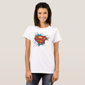 Superman S-Shield | In Clouds Logo T-Shirt (Vorne ganz)