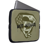 Superman S-Shield | Keine Angst - Logo der US-Camo Laptopschutzhülle (Vorne Rechts)